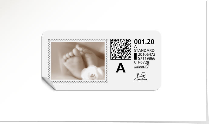 A-Post-Briefmarke 542/5 ivory