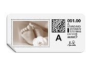 A-Post-Briefmarke 542/5
