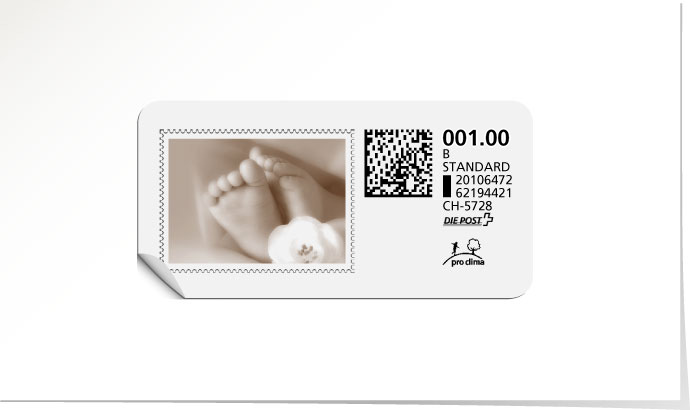 B-Post-Briefmarke 542/5 ivory