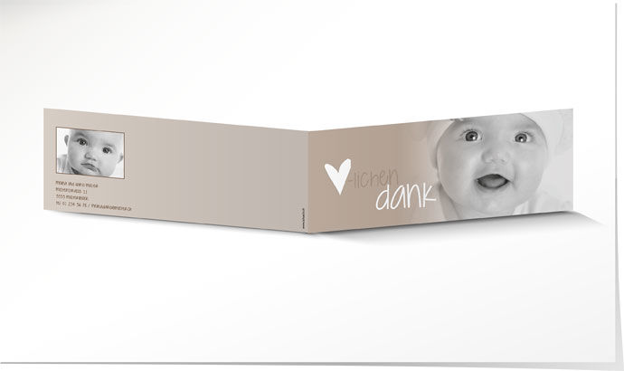 Dankeskarte Geburt 542 Dankeskarte Geburt