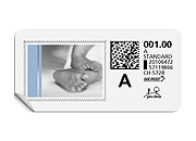 A-Post-Briefmarke 543/5