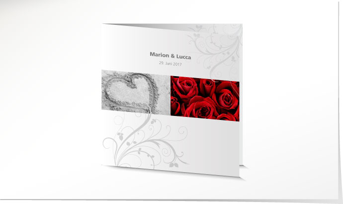 Hochzeitseinladung 544A Hochzeitskarte