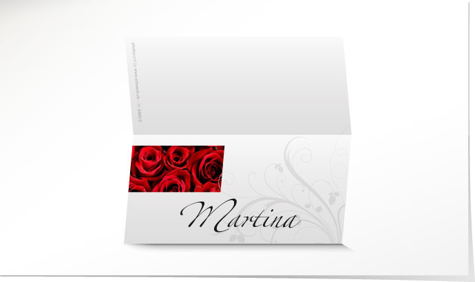 Tischkarte Hochzeit 544A Tischkarte