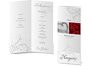 Menükarte Hochzeit 544A