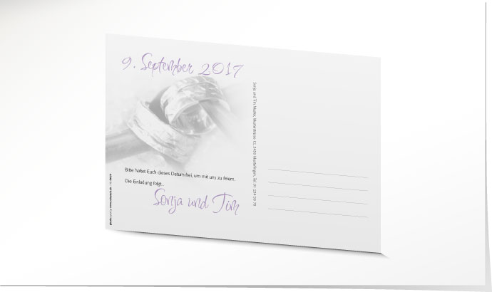 Save the Date Karte 544B Save the Date Karte