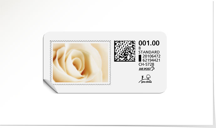B-Post-Briefmarke 545A orange