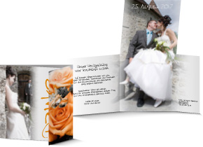 Dankeskarte Hochzeit 545A