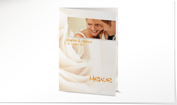 Menükarte Hochzeit 545A Menükarte Hochzeit