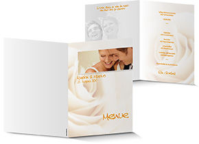 Menükarte Hochzeit 545A