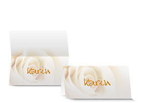 Tischkarte Hochzeit 545A