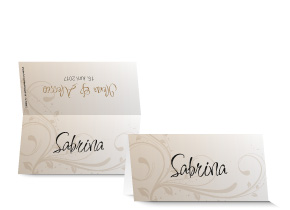Tischkarte Hochzeit 545B
