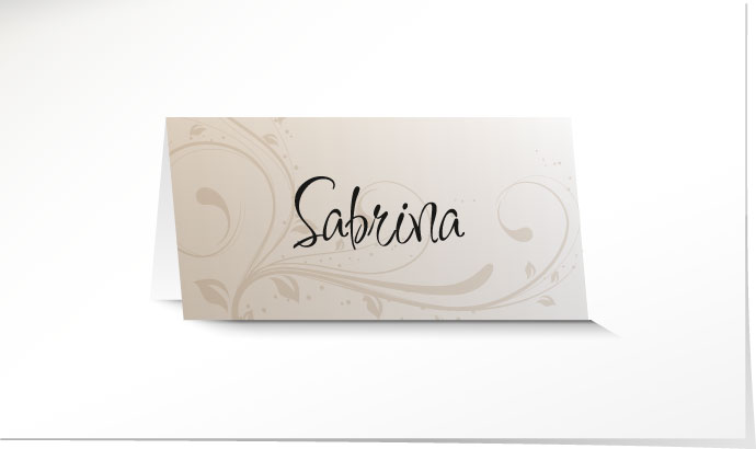 Tischkarte Hochzeit 545B Tischkarte