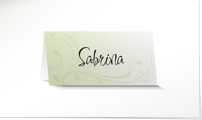 Tischkarte Hochzeit 545B Tischkarte