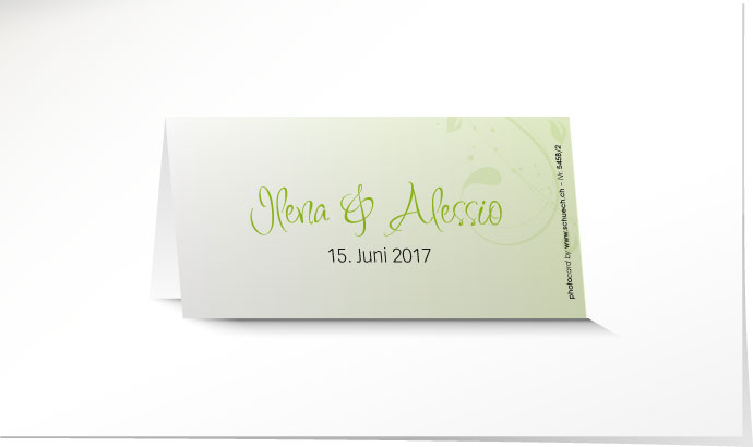 Tischkarte Hochzeit 545B Tischkarte