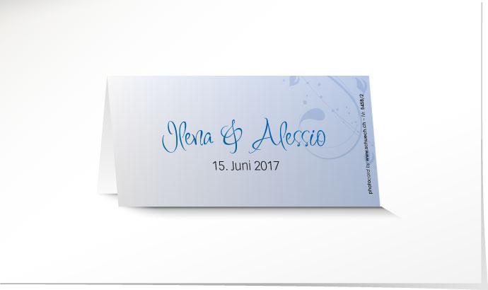Tischkarte Hochzeit 545B Tischkarte