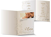 Menükarte Hochzeit 545B