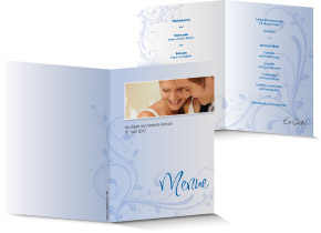 Menükarte Hochzeit 545B