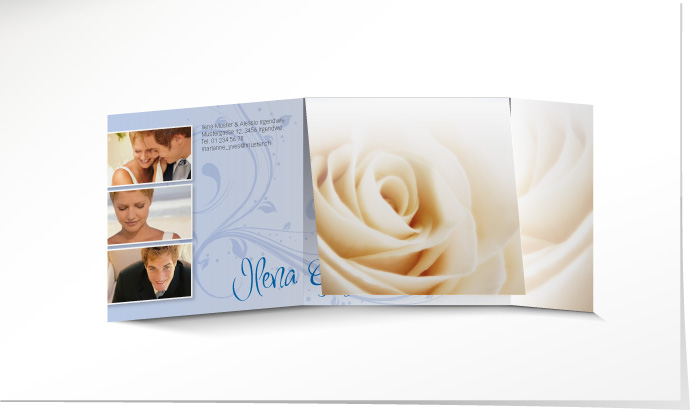 Hochzeitseinladung 545B Hochzeitskarte