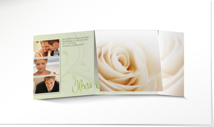 Hochzeitseinladung 545B Hochzeitskarte