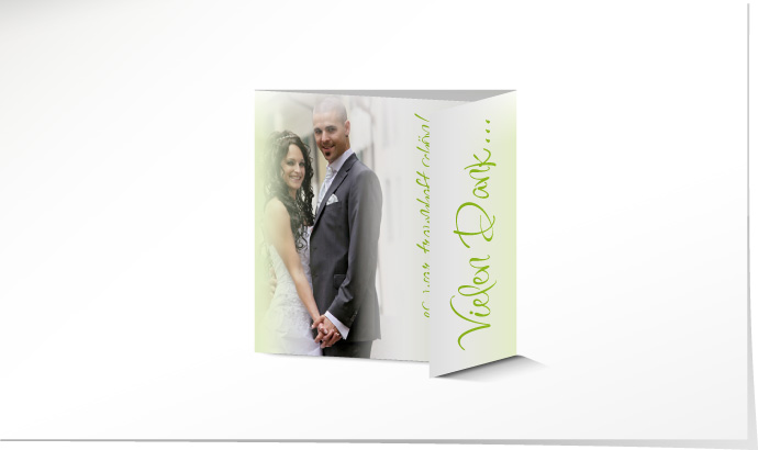 Dankeskarte Hochzeit 545B Dankeskarte Hochzeit
