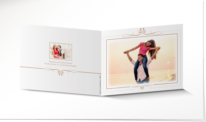 Hochzeitseinladung 546A Hochzeitskarte