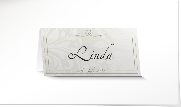 Tischkarte Hochzeit 546A Tischkarte