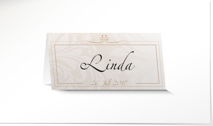 Tischkarte Hochzeit 546A Tischkarte