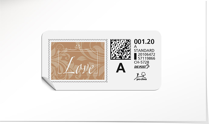 A-Post-Briefmarke 546A sand