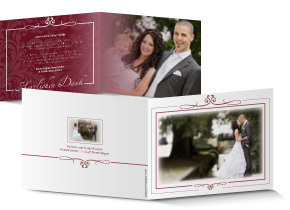Dankeskarte Hochzeit 546A
