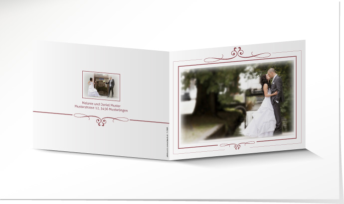 Dankeskarte Hochzeit 546A Dankeskarte Hochzeit