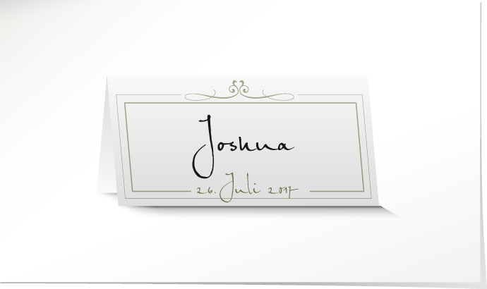 Tischkarte Hochzeit 546B Tischkarte