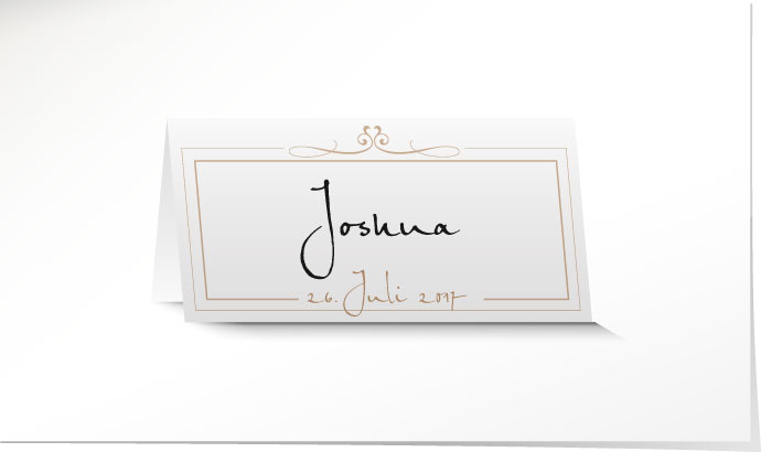 Tischkarte Hochzeit 546B Tischkarte