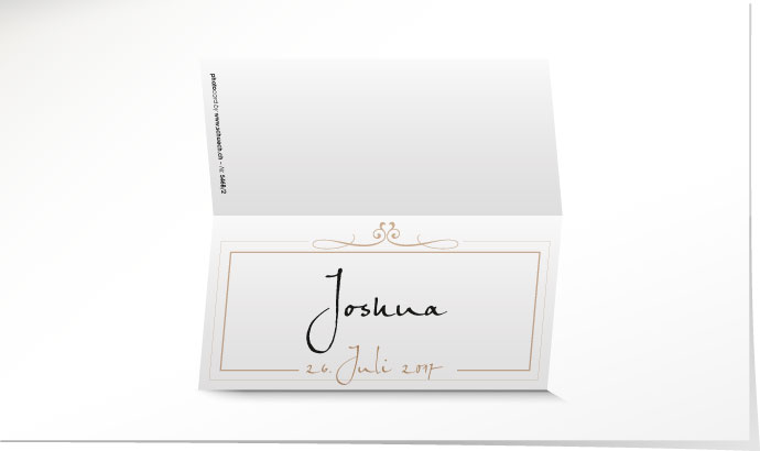 Tischkarte Hochzeit 546B Tischkarte