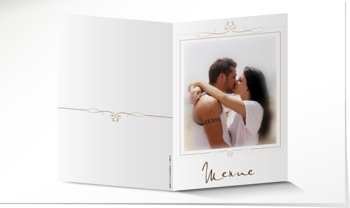 Menükarte Hochzeit 546B Menükarte Hochzeit