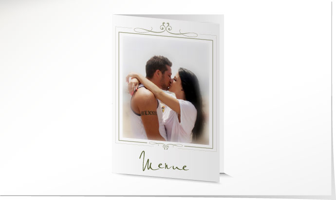 Menükarte Hochzeit 546B Menükarte Hochzeit