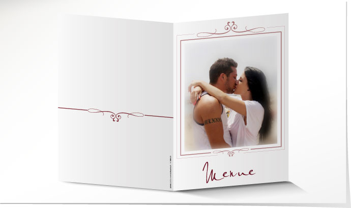 Menükarte Hochzeit 546B Menükarte Hochzeit