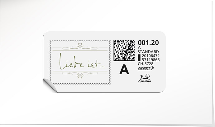 A-Post-Briefmarke 546B grün