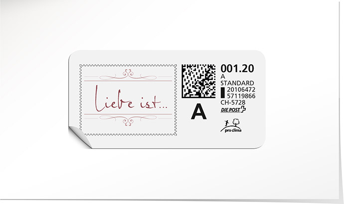A-Post-Briefmarke 546B wine