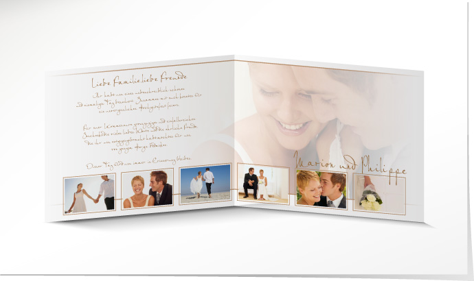 Dankeskarte Hochzeit 546B Dankeskarte Hochzeit