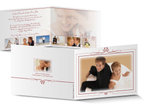 Dankeskarte Hochzeit 546B