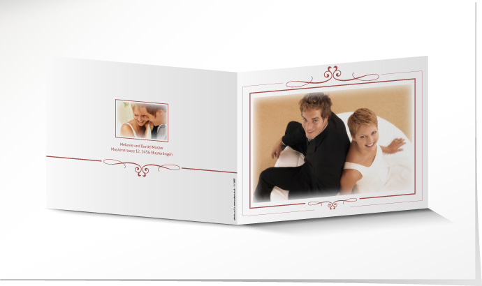 Dankeskarte Hochzeit 546B Dankeskarte Hochzeit