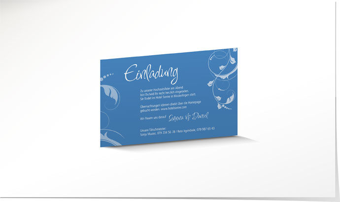 Einlagekarte 547 Einlagekarte Hochzeit