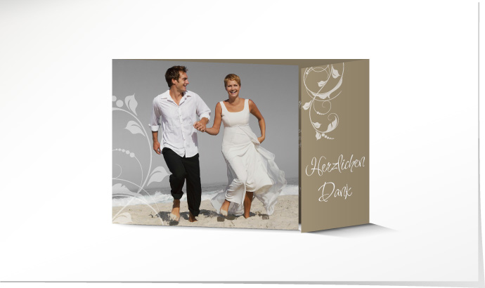 Dankeskarte Hochzeit 547 Dankeskarte Hochzeit