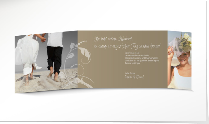 Dankeskarte Hochzeit 547 Dankeskarte Hochzeit
