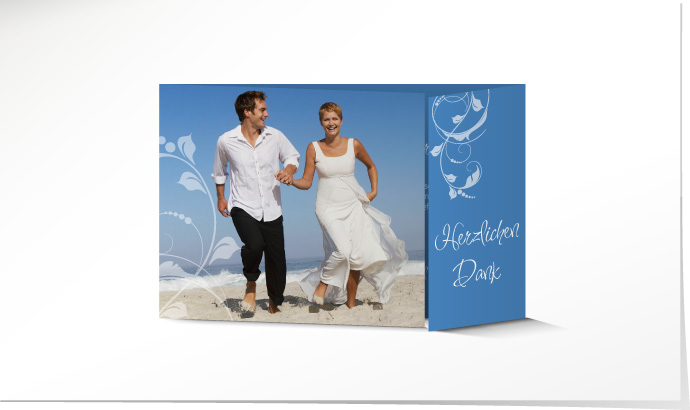 Dankeskarte Hochzeit 547 Dankeskarte Hochzeit