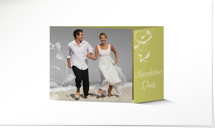 Dankeskarte Hochzeit 547 Dankeskarte Hochzeit