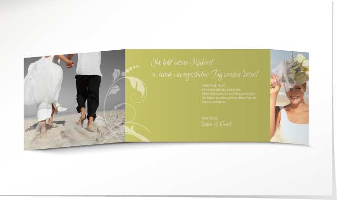 Dankeskarte Hochzeit 547 Dankeskarte Hochzeit