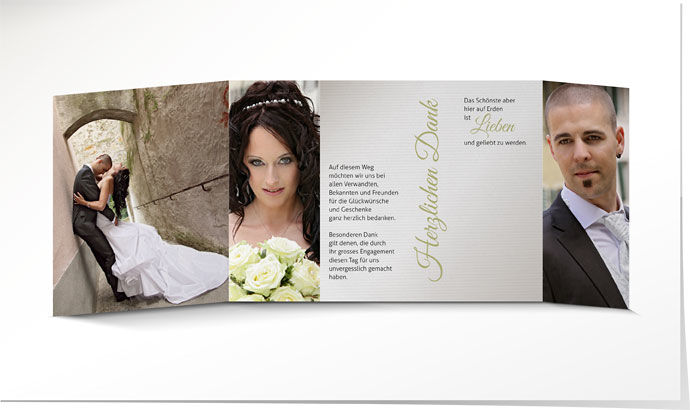 Dankeskarte Hochzeit 548 Dankeskarte Hochzeit