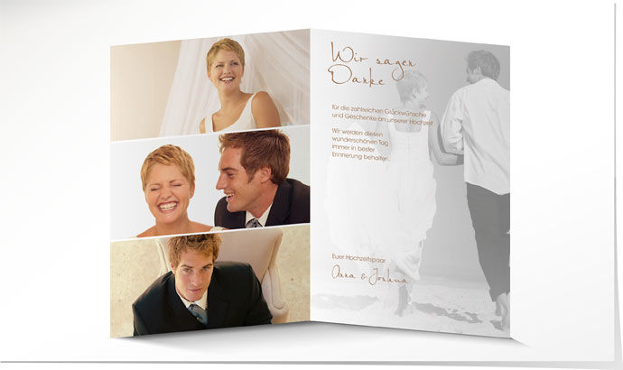 Dankeskarte Hochzeit 549 Dankeskarte Hochzeit