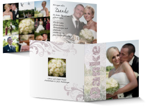 Dankeskarte Hochzeit 551